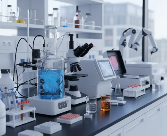 FrameStar 96 Well Skirted PCR Plate, clear PP wells, blue PC frame, low profile, cut corner H1, 50 plates per case